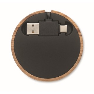 Cargador inalámbrico de madera personalizado
